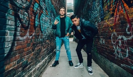 Cody Ko and Noel Miller of the group Tiny Meat Gang.